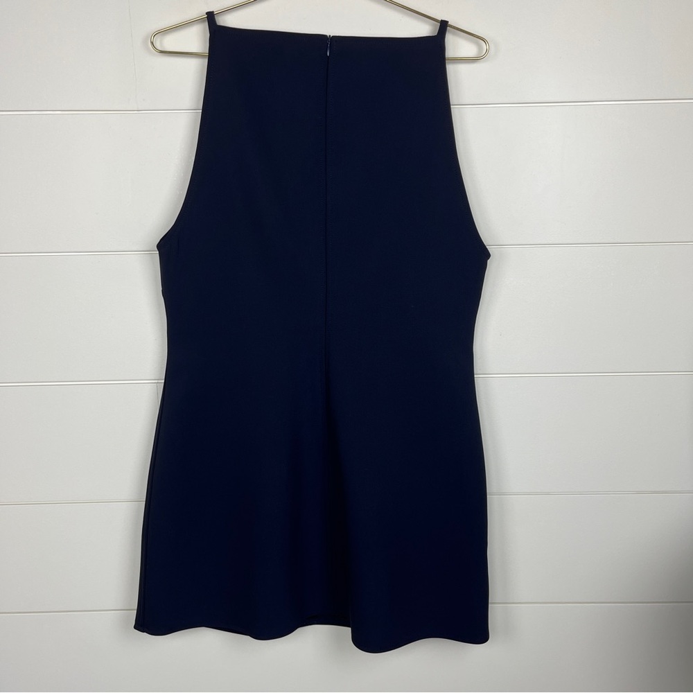 Zara Short Dress With Buttons NWT : Navy Blue - Picture 3 of 13
